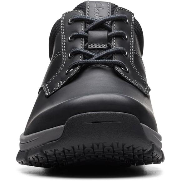 NWT Clarks Men's Collection Walpath Low Oxford, Black Leather Waterproof, 10.5 M - Picture 5 of 7
